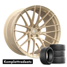 Komplettradsatz Raffa Wheels RFS-05 Champagner | Forged Series | 10,5x20 & 11,5x21 | BMW M4 G82 G83