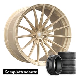 Komplettradsatz Raffa Wheels RFS-02 | Forged Series | Champagner 10,5x20 & 11,5x21 | BMW M4 G82 G83