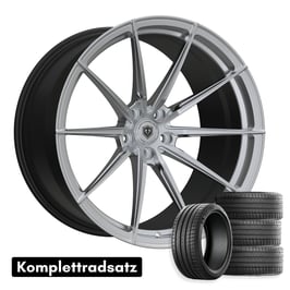 Komplettradsatz Raffa Wheels RFS-03 | Forged Series | Silver 10,5x20 ET26 LK 5x112