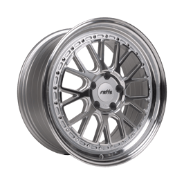Komplettradsatz Raffa Wheels Classic Monoblock RS-03 Silver Polished 8,5x20 & 10x20 BMW 5er F10 F11