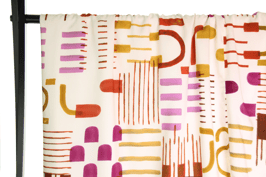 Viscose - Small abstract print