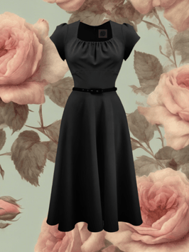 Pretty Retro - Pretty Dancing Dress - Black (50er Jahre Stil)