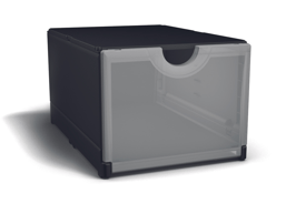 Schuhboxen Set - schwarz -