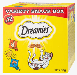 Dreamies Katzenleckerli Snack Box Mix, 720 g