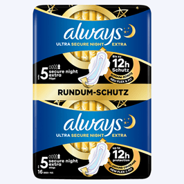 ALWAYS Ultra Binde Secure Night Ext Big 16 Stk  1002448