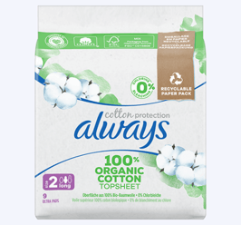 ALWAYS Ultra Binde Cot Protect Long Flügel 9 Stk  7847570