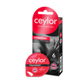 CEYLOR Strawberry Präservativ 6 Stk  7783395