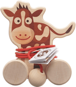 BIMBOSAN Trauffer Holzkuh auf Rädern   7212277