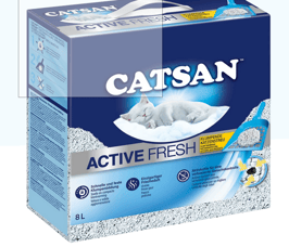 CATSAN Katzenstreu Active Fresh Klumpstreu, 8 l