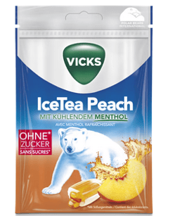 VICKS Ice Tea Peach Btl 72 g  1043264