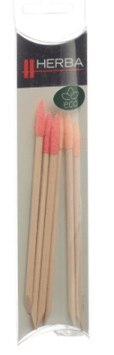 HERBA Manikür-Stäbchen Feilspitze rosa pea 6 Stk  7829969