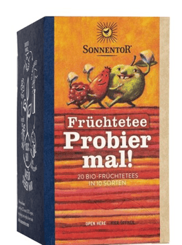 SONNENTOR Probier Mal! Früchtetee BIO Btl 20 Stk  1102632