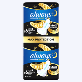 ALWAYS Ultra Binde Secure Night Ext La Flüg 14 Stk 1108905