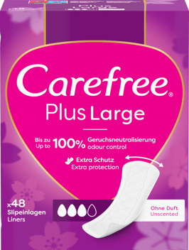 CAREFREE Plus Large Fresh Karton 48 Stk  7848429