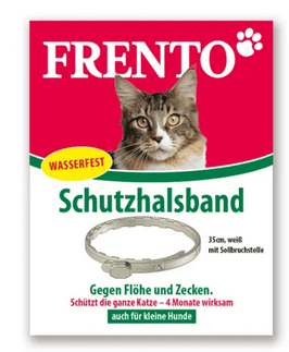 Frento Schutzhalsband für Katzen Weiß