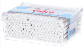 ANNA Wattestäbchen Holz 200 Stk   1425983