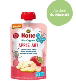 HOLLE Apple Ant Pouchy Apfel Banane Birne 100 g   7577866