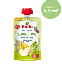 HOLLE Fennel Frog Pouchy Birne Apfel Fenchel 100 g    7577814
