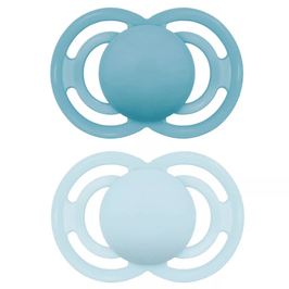 MAM Perfect Nuggi 6-16m blue/blue 2 Stk   1042847