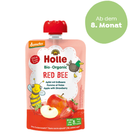 HOLLE Red Bee Pouchy Apfel Erdbeere 100 g  7577783
