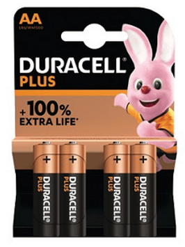 DURACELL Batt Plus AA / LR6 4 Stk    1102000