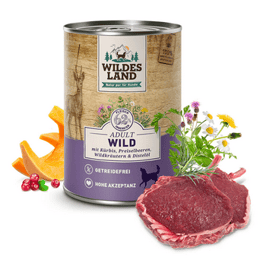 Wildes Land Classic Adult Wild mit Kürbis   6x400g