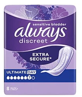 ALWAYS Discreet Inkontinenz Ultimate Tag n 8 Stk  1100741