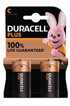 DURACELL Batt Plus C / LR14 2 Stk   7821723