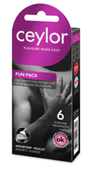 CEYLOR Fun Pack Präservativ mit Reservoir 6 Stk  7765616
