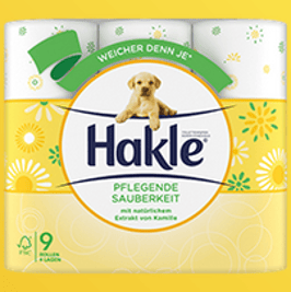 HAKLE Pflegende Sauberkeit FSC 9 Stk   6497852