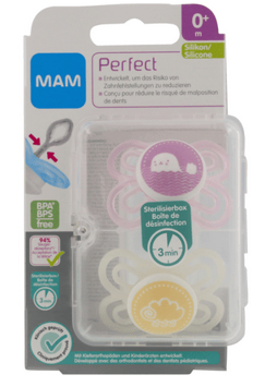 MAM Perfect Nuggi Sili 0-6m 2 Stk   7776630