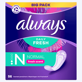 ALWAYS Slipeinlage Normal Frischeduft BigP 56 Stk  1004005