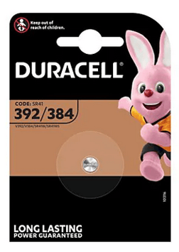 DURACELL Batt 392/384/SR41/AG3 1.55 B1     6061764
