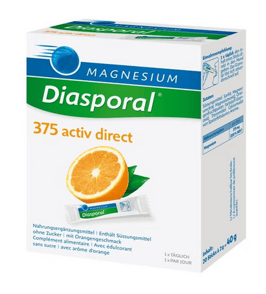 Magnesium Diasporal Activ, Direct Orange Sticks 375 mg