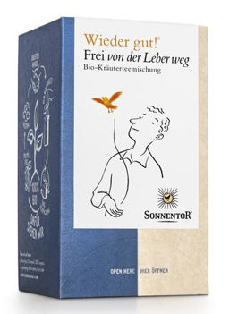 SONNENTOR Frei von der Leber weg Tee BIO 18 Stk  4473215
