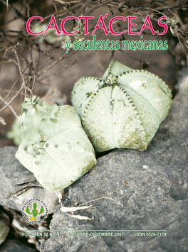 Cactáceas y suculentas mexicanas 52(4)