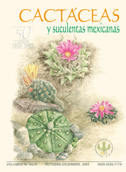 Cactáceas y suculentas mexicanas 50(4)