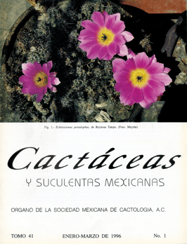 Cactáceas y suculentas mexicanas 41(1)