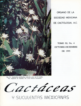 Cactáceas y suculentas mexicanas 40(4)