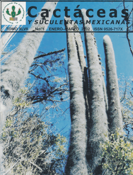 Cactáceas y suculentas mexicanas 47(1)