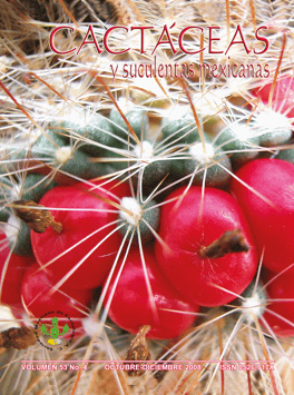 Cactáceas y suculentas mexicanas 53(4)