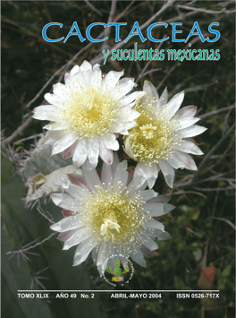 Cactáceas y suculentas mexicanas 49(2)