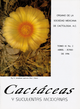 Cactáceas y suculentas mexicanas 41(2)