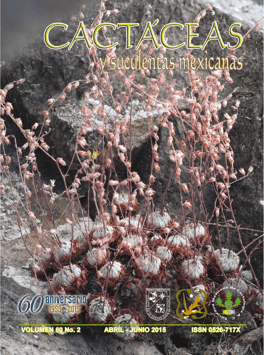 Cactáceas y suculentas mexicanas 60(2)