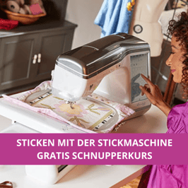 STICKMASCHINEN VORFÜHRUNG - GRATIS
