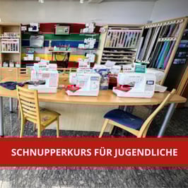 NÄH-SCHNUPPERKURS FÜR JUGENDLICHE, FREUNDESGRUPPEN, VEREINE, LANDJUGEND USW.