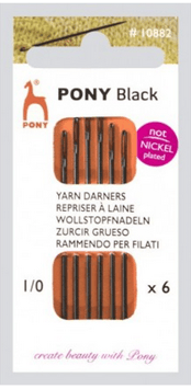 Wollnadeln PONY Black