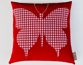 Kissen Sommervogu "Bella"