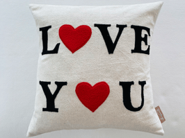 Kissen "LOVE YOU"