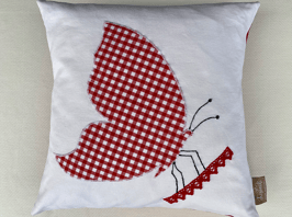 Kissen Sommervogu "Cara"